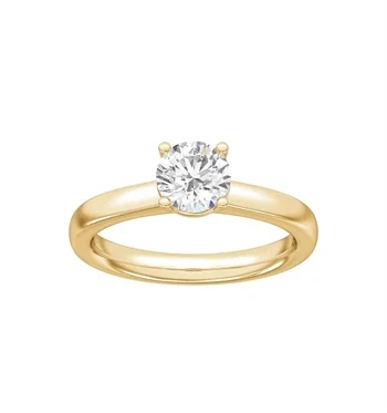 14 kt rødguld Classic Luxury by Siersbøl, med i alt 1,00 ct Top Wesselton / SI